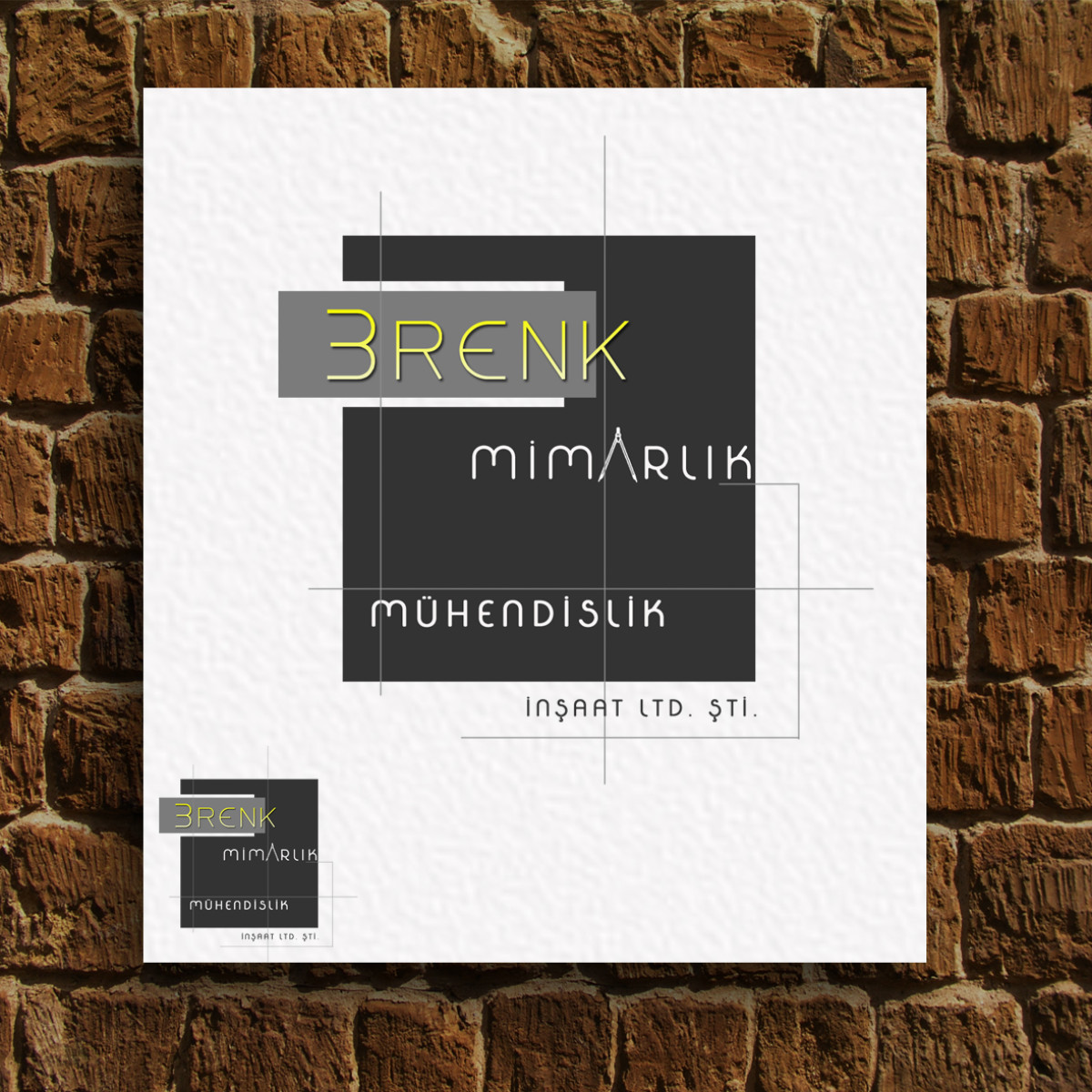 Tasarlayan yeliztasarım-3 RENK MİMARLIK LOGO TASARIMI