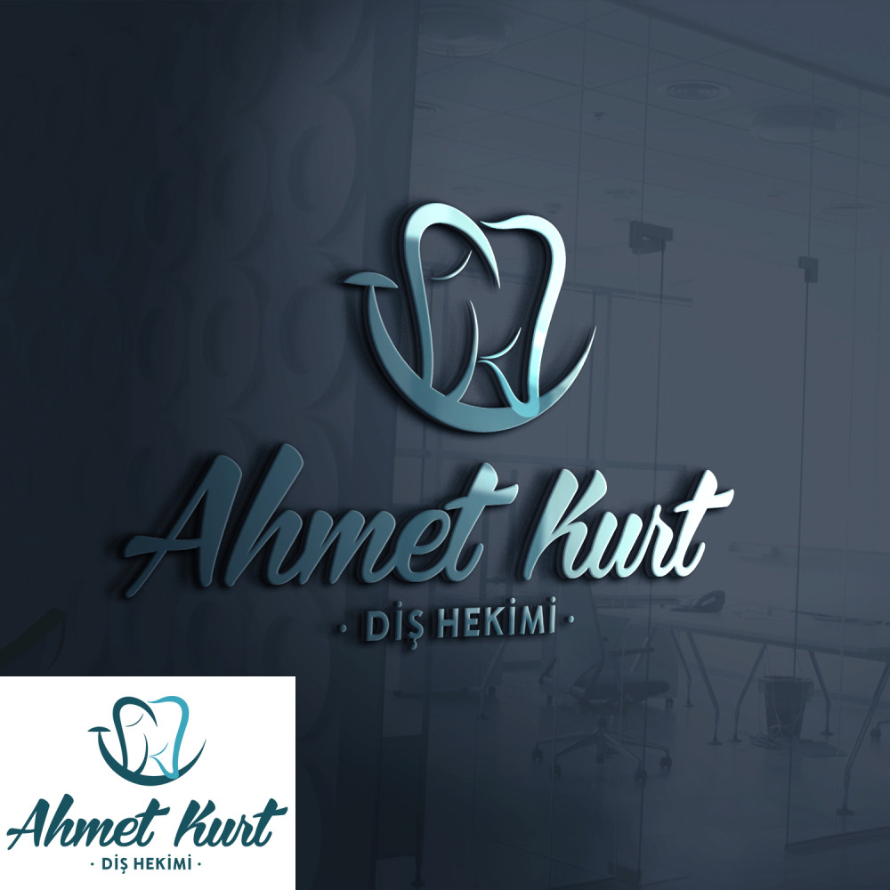 Klinik isim logo ve kartvizit tasarım yarışmasına X128 tarafından girilen tasarım