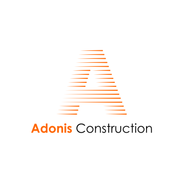 Adonis Construction Logo Tasarımı yarışmasına tasarımcı DCDesign tarafından sunulan  tasarım 