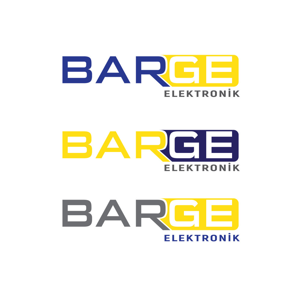BAR-GE Elektronik için LOGO tasarımı yarışmasına hole tarafından girilen tasarım