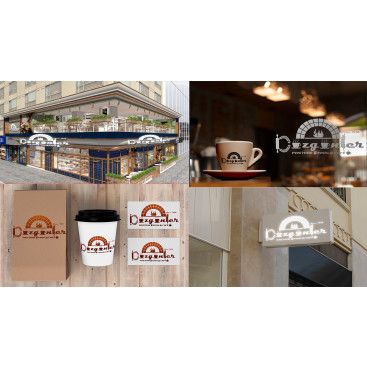 Yeni açılacak unlu mamüller-pastane-cafe yarışmasına tasarımcı EKVATOR tarafından sunulan  tasarım 