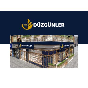 Yeni açılacak unlu mamüller-pastane-cafe yarışmasına tasarımcı grafikodam tarafından sunulan  tasarım 