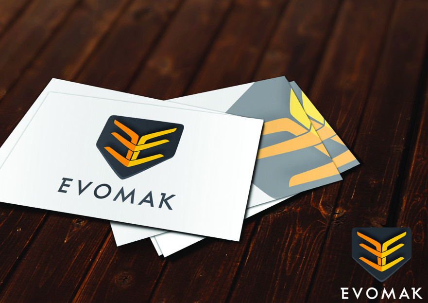 Evomak Logo tasarımı yarışmasına tasarımcı orhanmusellim tarafından sunulan  tasarım 