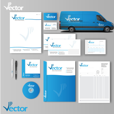 VECTOR ADINA LOGO & KURUMSAL KIMLIK yarışmasına tasarımcı avaqado tarafından sunulan  tasarım 
