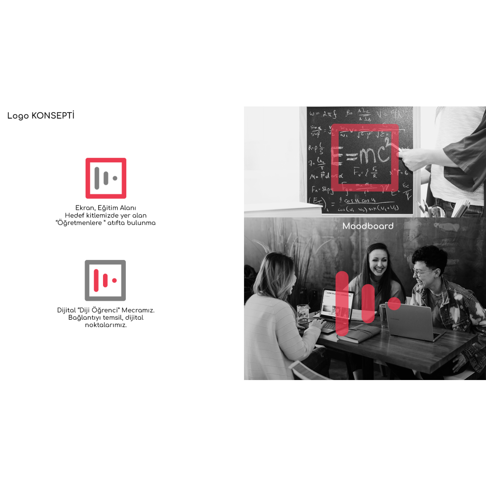 Web projemiz için yenilikçi bir logo yarışmasına Odesign tarafından girilen tasarım