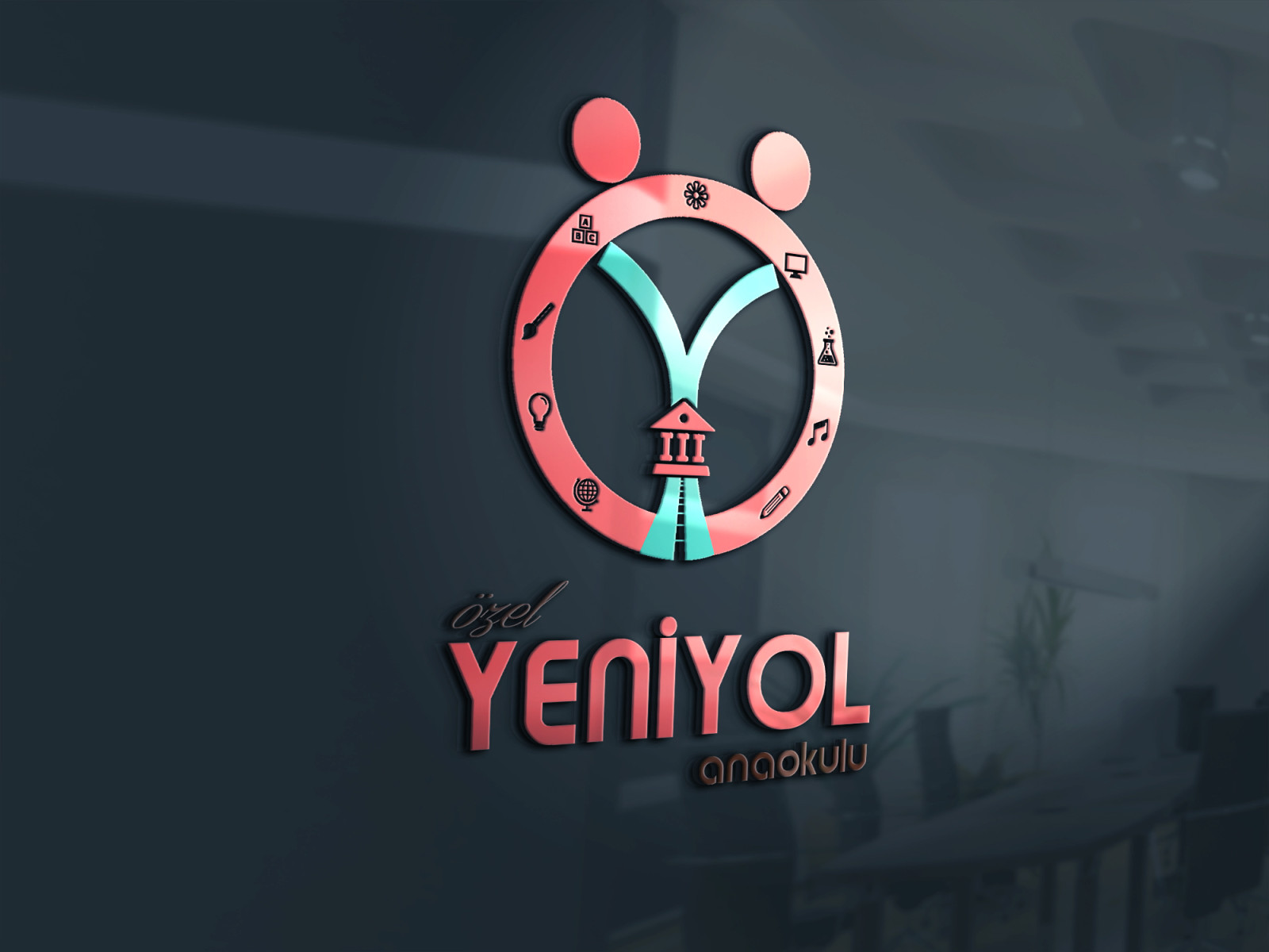 Tasarlayan Tolgaaxu-yeniyol anaokulumuza dikkat çekici logo 