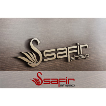 Ahşap kapı imalatçısı için logo tasarımı yarışmasına tasarımcı kursunkalem tarafından sunulan  tasarım 