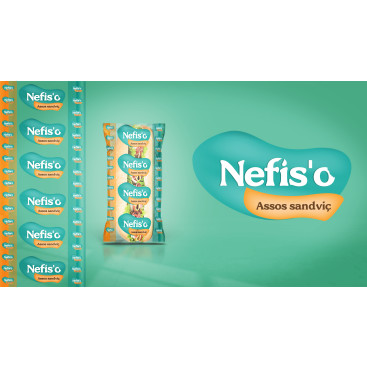 Nefis'o Paketlenmiş Sandviç yarışmasına tasarımcı Eren's tarafından sunulan  tasarım 