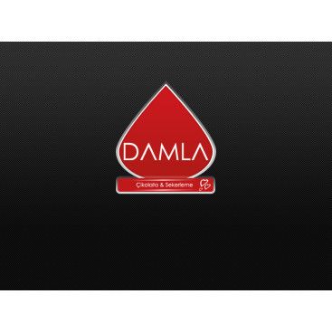DAMLA Çikolata ve Şekerleme logo tasarım yarışmasına tasarımcı NisanGrafik tarafından sunulan  tasarım 