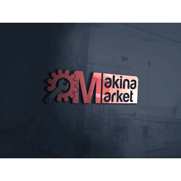 MAKİNA MARKET İSİMLİ ŞİRKETİMİZE LOGO  yarışmasına tasarımcı Nur Design tarafından sunulan  tasarım 