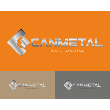 CANMETAL demir pazarlama logo ve kartviz yarışmasına tasarımcı Boss Reklam tarafından sunulan  tasarım 