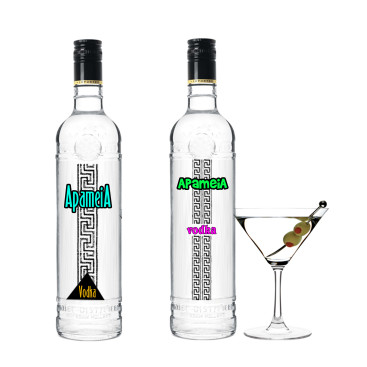 şişe etiketi tasarımı yarışmasına tasarımcı muzo tarafından sunulan  tasarım 