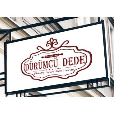 Sade ve klas bir tabela  yarışmasına tasarımcı TUĞRAM tarafından sunulan  tasarım 