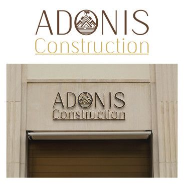 Adonis Construction Logo Tasarımı yarışmasına tasarımcı SultBade tarafından sunulan  tasarım 
