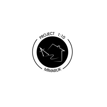 ‘PROJECT 1/10’ mimarlık firması logosu ! yarışmasına tasarımcı met.emin tarafından sunulan  tasarım 