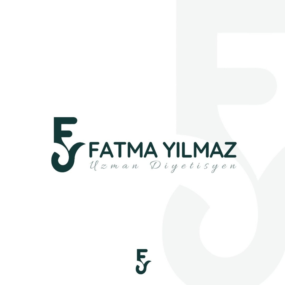 Tasarlayan logotasarımı-Uzman Diyetisyen Fatma Yılmaz