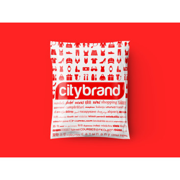 kargo poşeti logo tasarımı yarışmasına tasarımcı ALFA™ tarafından sunulan  tasarım 