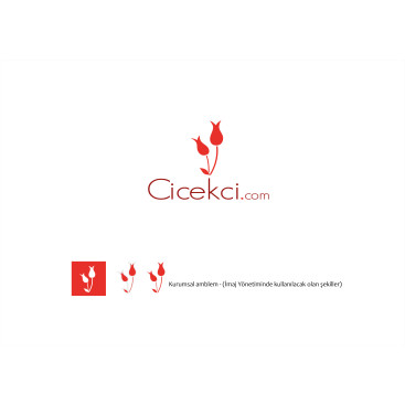Cicekci.com logosunu arıyor yarışmasına tasarımcı by_can tarafından sunulan  tasarım 
