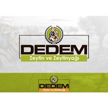 dedem zeytin ve zeytinyağlari için logo yarışmasına tasarımcı GÖKBÖRÜ tarafından sunulan  tasarım 