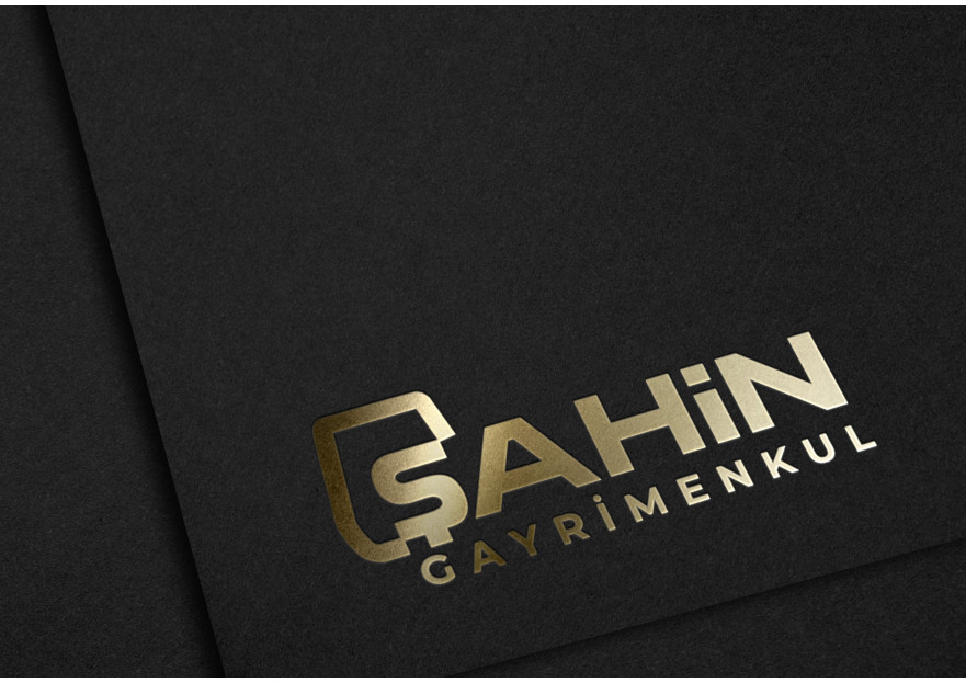 Şahin Gayrimenkul Logo + Kurumsal Kimlik yarışmasına tasarımcı pinkselldesign tarafından sunulan  tasarım 