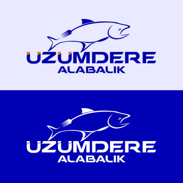 alabalık firması için logo tasarımı yarışmasına tasarımcı kursunkalem tarafından sunulan  tasarım 