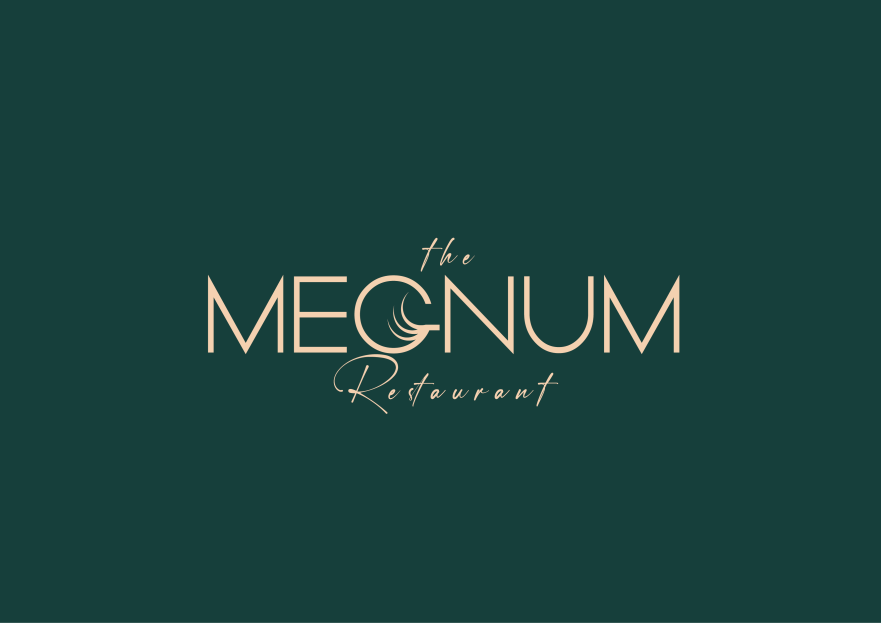 The Megnum Restoranı İçin Logo Tasarım. yarışmasına tasarımcı Gizem SC tarafından sunulan  tasarım 