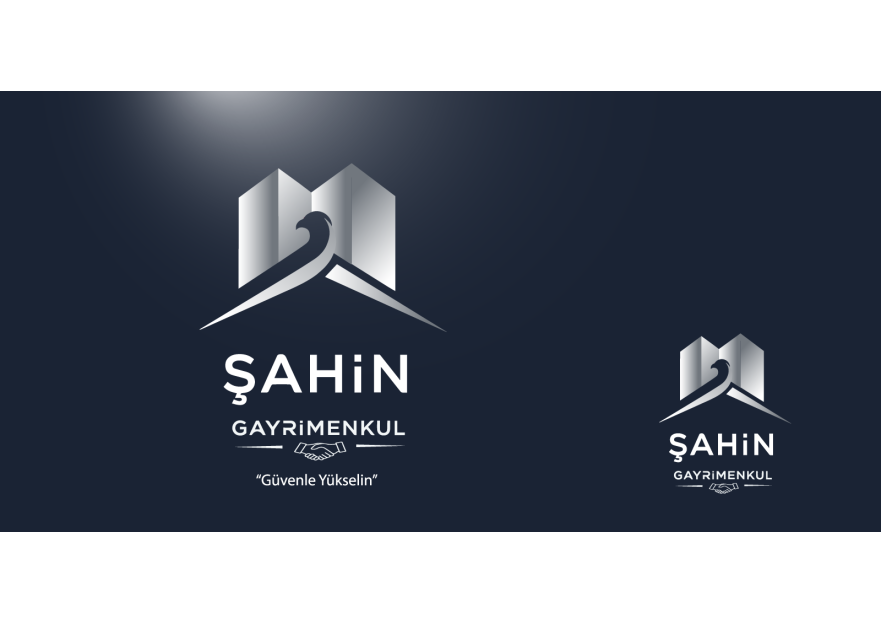 Şahin Gayrimenkul Logo + Kurumsal Kimlik yarışmasına tasarımcı izdüsümü tarafından sunulan  tasarım 