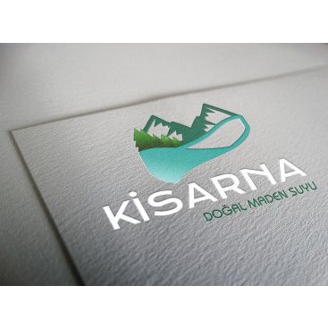 kisarna maden suyu için logo çalışması yarışmasına tasarımcı satürn halkası tarafından sunulan  tasarım 