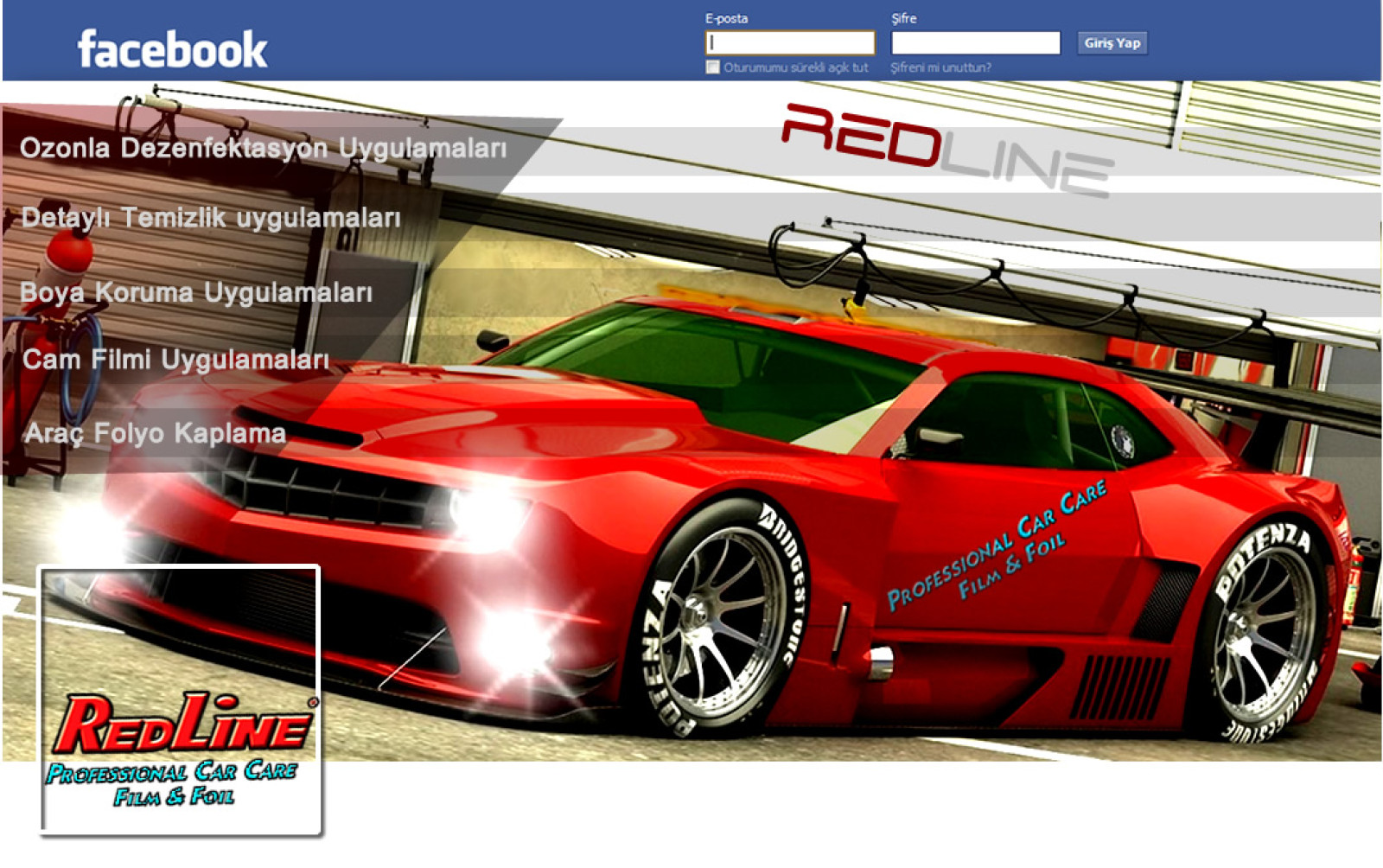 Tasarlayan ekrem-Redline Professional Car Care 