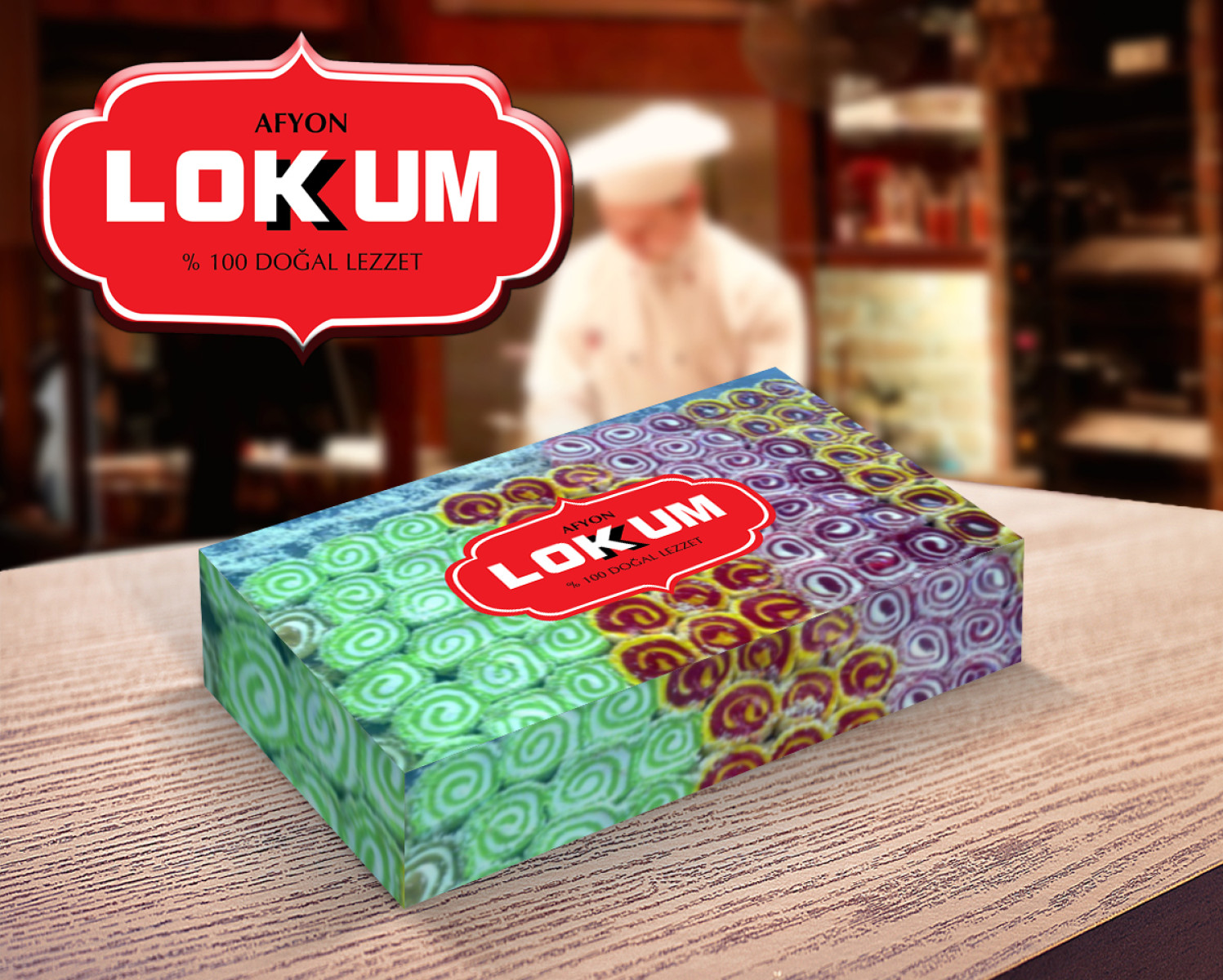 Tasarlayan mordizayn-''AFYON LOKKUM'' MARKAMIZI IŞILDATIN