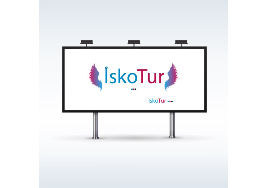 İSKO TUR SEYAHAT ACENTASI LOGOSU yarışmasına tasarımcı Technozede tarafından sunulan  tasarım 