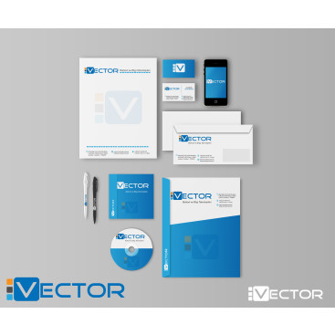 VECTOR ADINA LOGO & KURUMSAL KIMLIK yarışmasına tasarımcı avaqado tarafından sunulan  tasarım 
