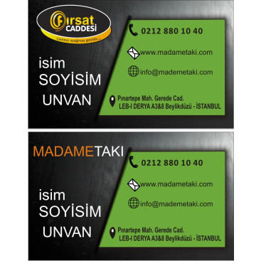 2 Marka Tek Kartvizit yarışmasına tasarımcı deniz4747 tarafından sunulan  tasarım