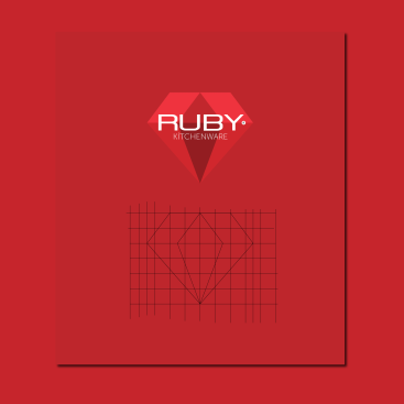  ''RUBY'' ismine logo çalışması  yarışmasına tasarımcı X238 tarafından sunulan  tasarım 