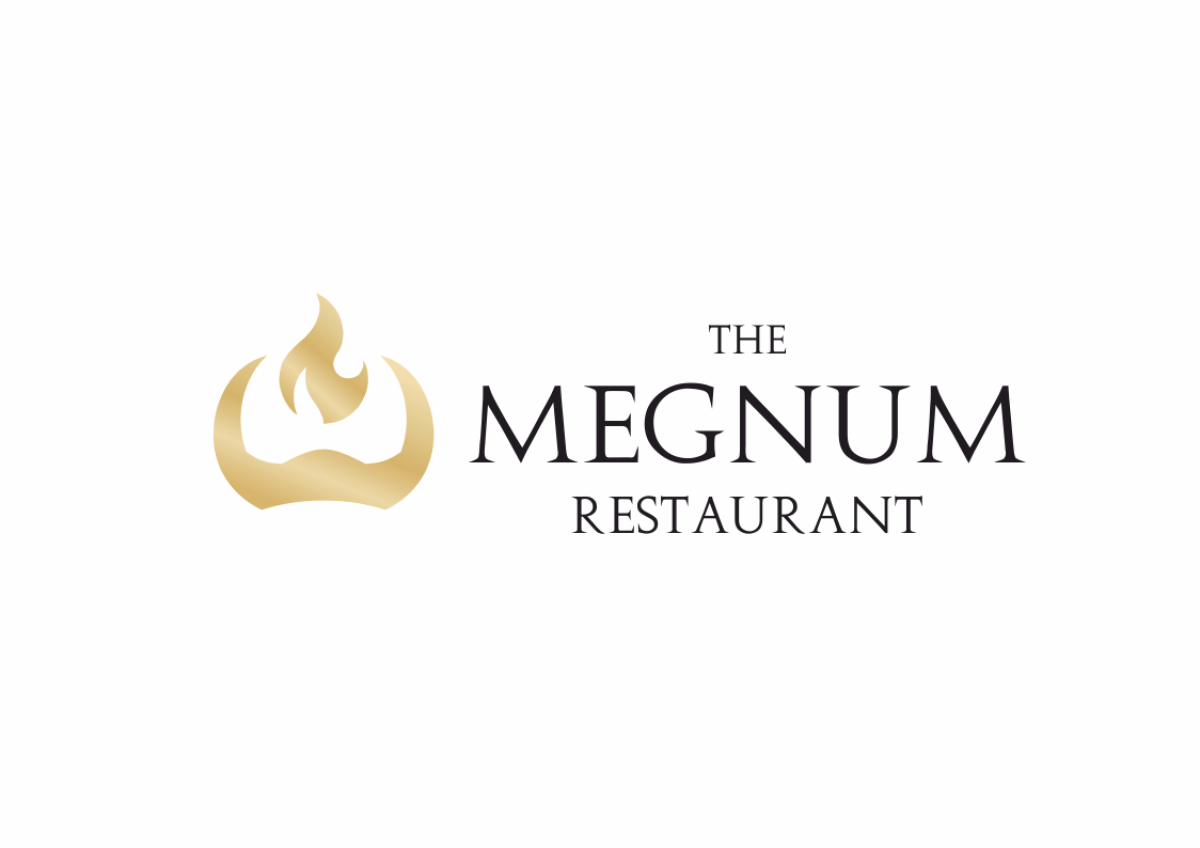 Tasarlayan NovaX-The Megnum Restoranı İçin Logo Tasarım.