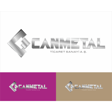 CANMETAL demir pazarlama logo ve kartviz yarışmasına tasarımcı Boss Reklam tarafından sunulan  tasarım 