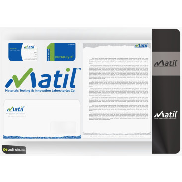 MATİL A.Ş Logo ve Kurumsal Kimlik  yarışmasına tasarımcı belirgin tarafından sunulan  tasarım 