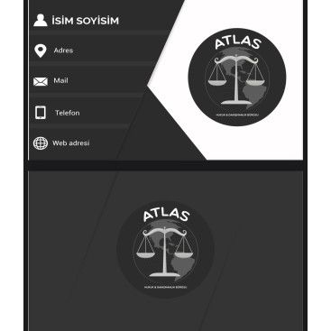 Hukuk bürom için logo ve kartvizit yarışmasına tasarımcı Grafikersed tarafından sunulan  tasarım 