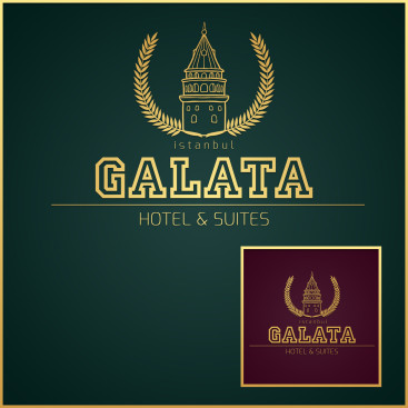 Galata Hotel & Suites Logo tasarımı yarışmasına tasarımcı Eugenenes tarafından sunulan  tasarım 