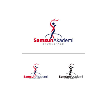 Samsun Akademi markasını oluşturmak  yarışmasına tasarımcı grafikodam tarafından sunulan  tasarım