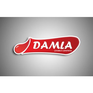 DAMLA Çikolata ve Şekerleme logo tasarım yarışmasına tasarımcı srcnbyrk tarafından sunulan  tasarım 