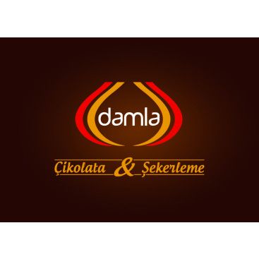 DAMLA Çikolata ve Şekerleme logo tasarım yarışmasına tasarımcı bosslyon tarafından sunulan  tasarım 