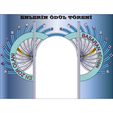 Ödül töreni stand tasarımı yarışmasına tasarımcı 3sd tarafından sunulan  tasarım 