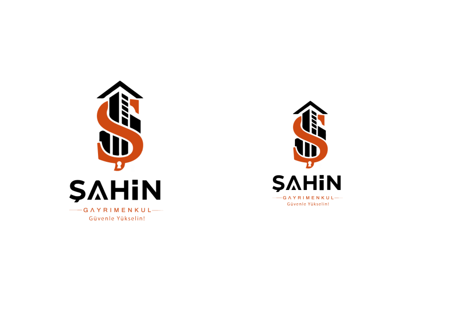 Şahin Gayrimenkul Logo + Kurumsal Kimlik yarışmasına tasarımcı izdüsümü tarafından sunulan  tasarım 