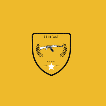 GoldEast Esport Counter Stike CsGo Logo yarışmasına tasarımcı mehmettml10 tarafından sunulan  tasarım 
