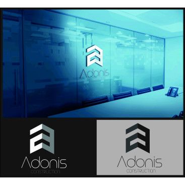 Adonis Construction Logo Tasarımı yarışmasına tasarımcı sfbdsgl tarafından sunulan  tasarım 