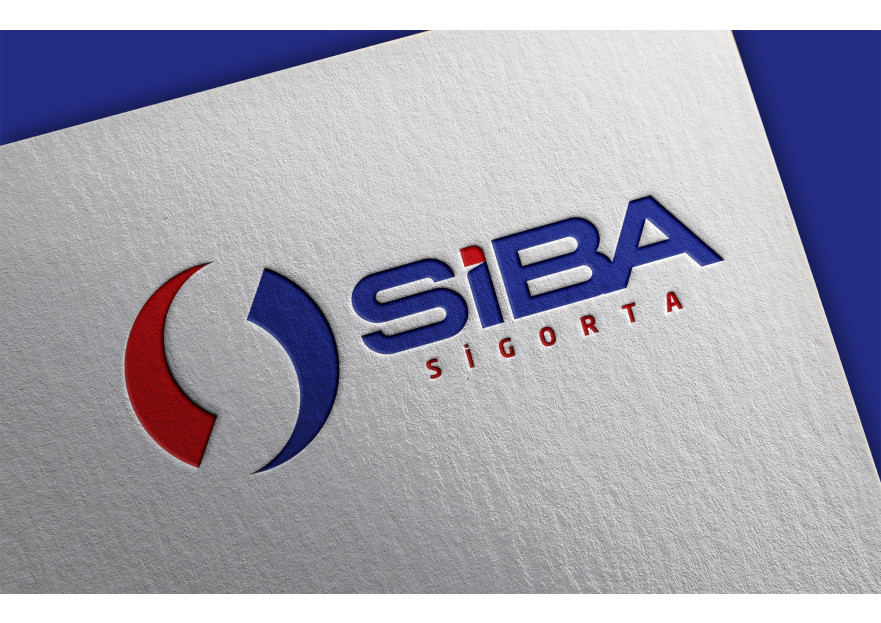 Siba Sigorta yeni logo tasarımı yarışmasına tasarımcı SantaCrea tarafından sunulan  tasarım 