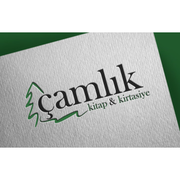 ÇAMLIK KİTAP-KIRTASİYE İÇİN LOGO TASARIM yarışmasına tasarımcı grfkismail tarafından sunulan  tasarım 