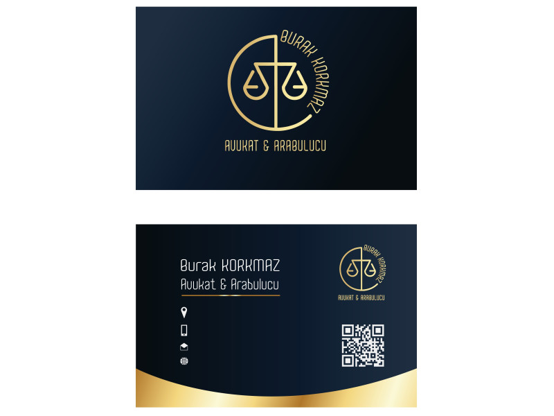 Avukat ve Arabulucu olarak çalışıyorum Logo ve Kartvizit