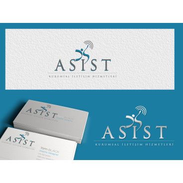ASİST KURUMSAL İLETİŞİM İÇİN LOGO yarışmasına tasarımcı utku2002 tarafından sunulan  tasarım 